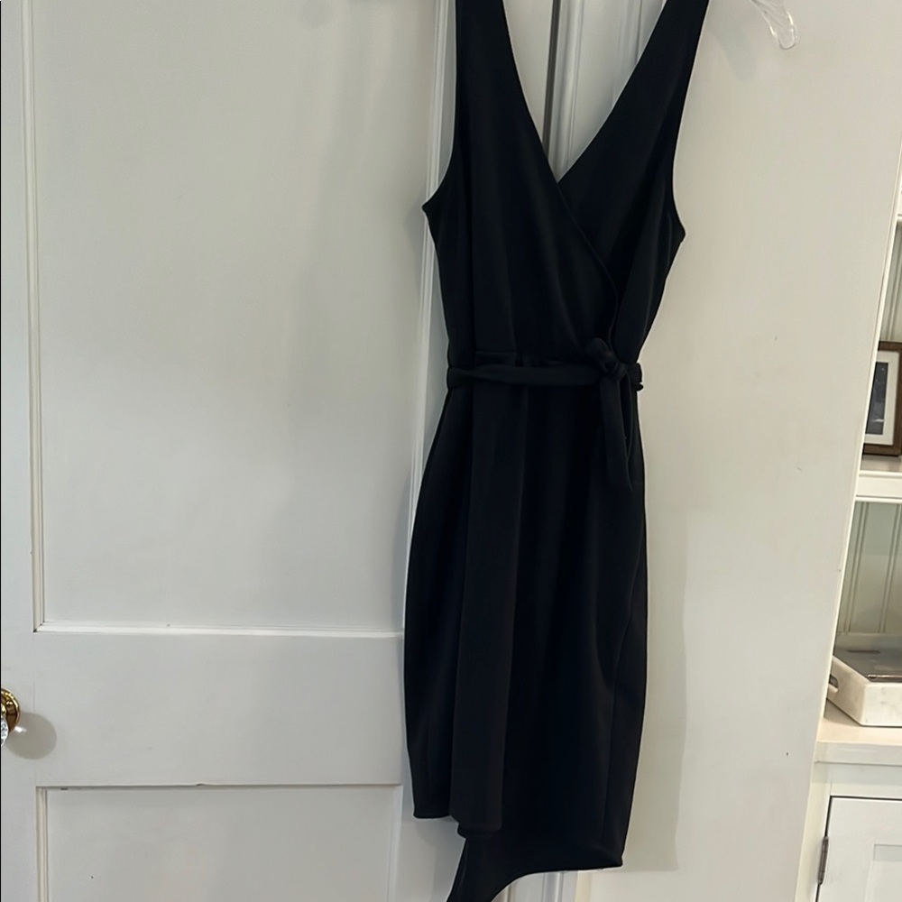 A new day Black faux wrap Dress
